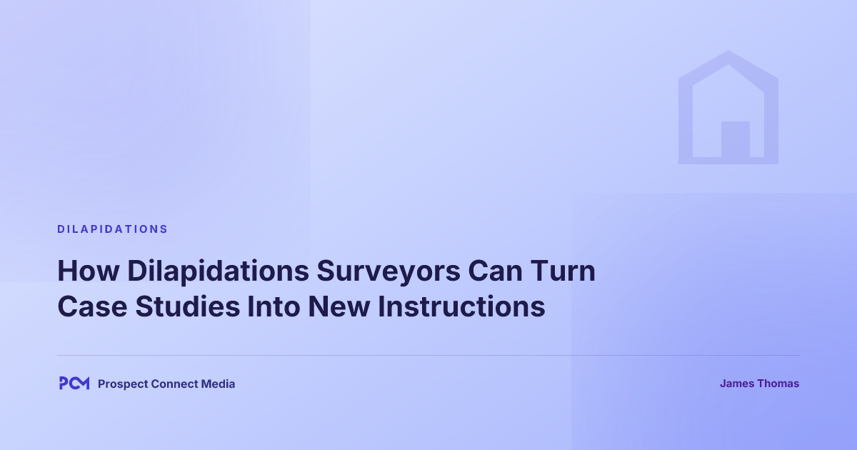 Dilapidations case study visibility